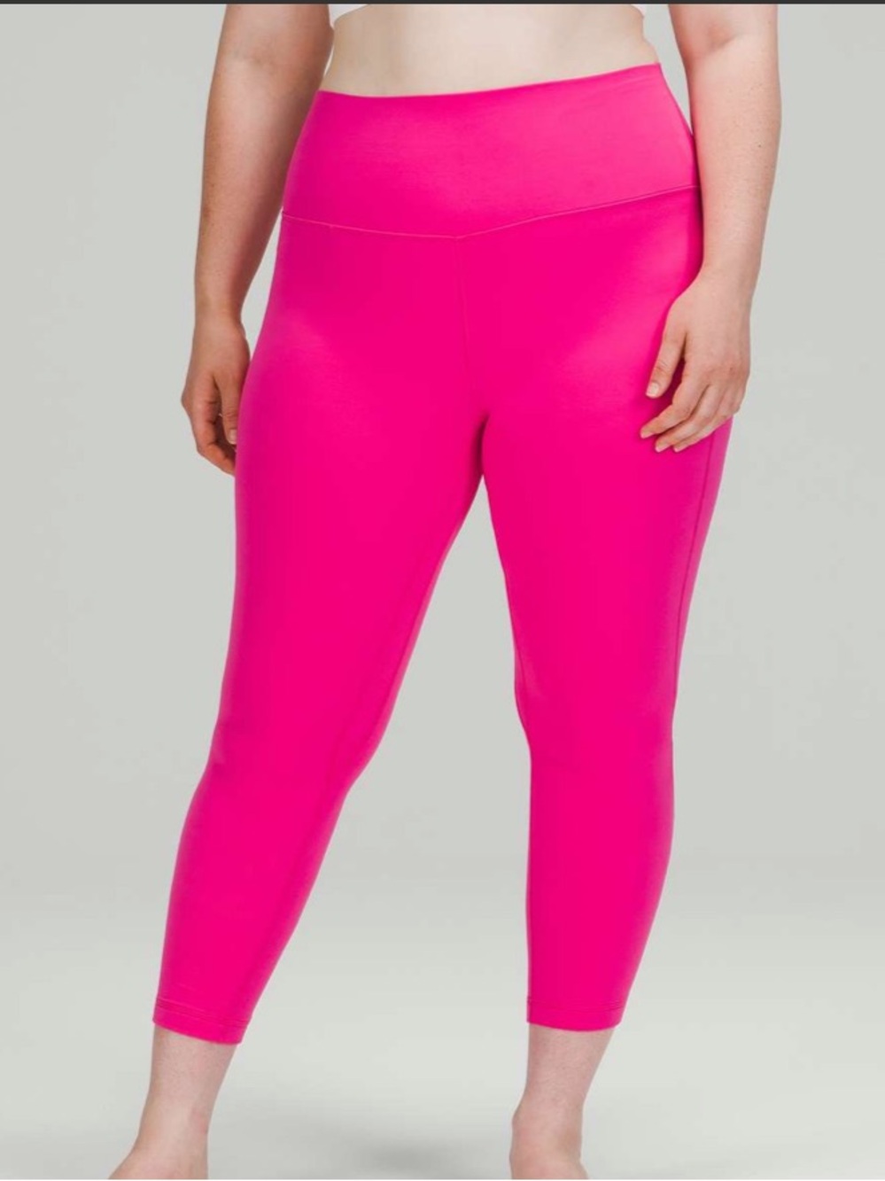 Lululemon Sonic Pink Align High Rise Pant 25" Size 10